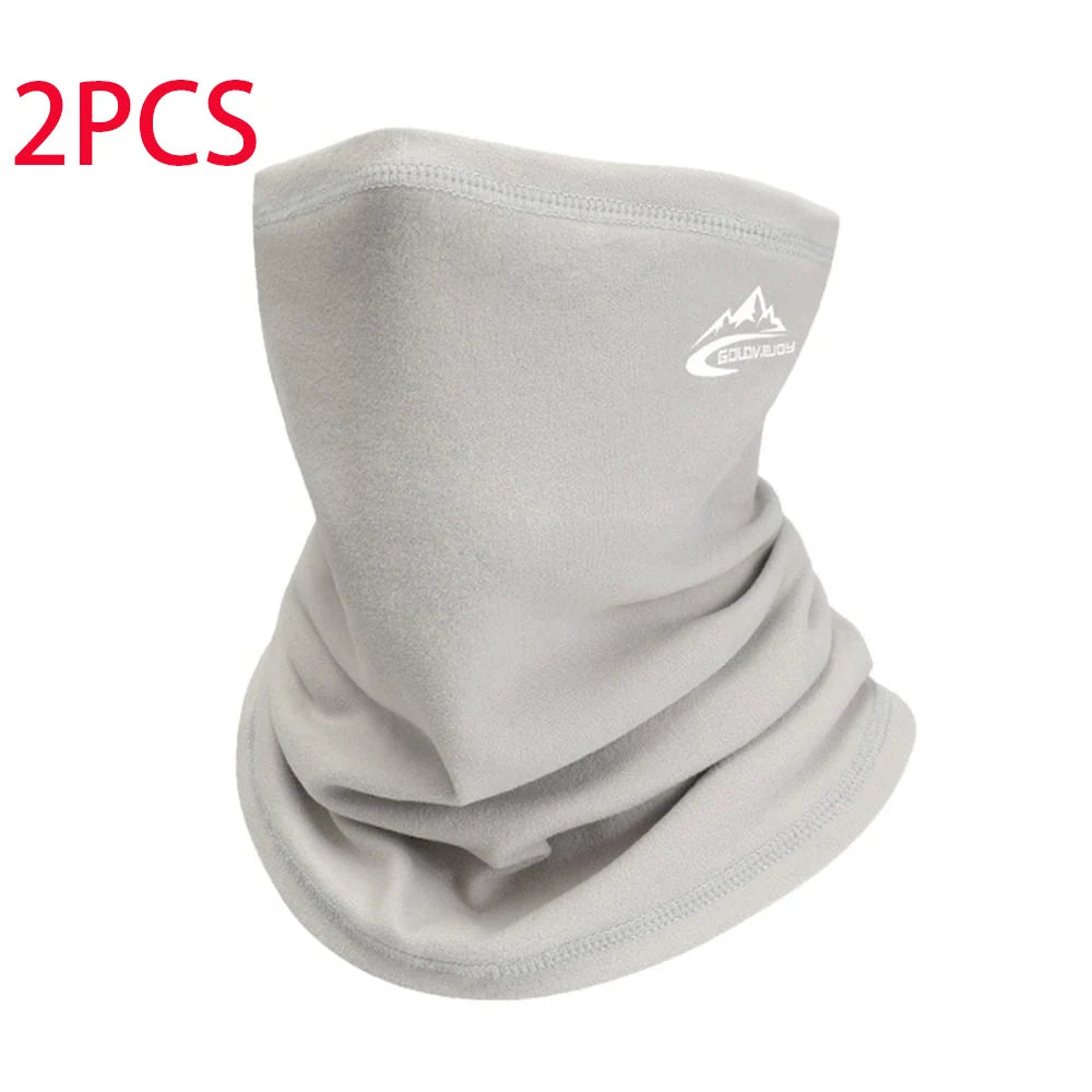 1/2Pcs Running Velvet Thermal Neck Warmer Ski Riding Snowboard Scarf Men Women Winter Sports Hiking Cycling Bandana