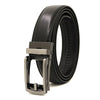 Men's Click Belt fake needle belt automatic buckle two-layer cowhide leather belt ﻿