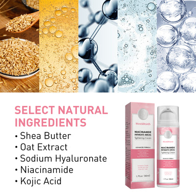Niacinamide Intimate Areas Tightening Cream, Fade Dark Skin Even Skin Tone Beauty Skin Whiten Cream