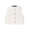 Women's Fashion Fleece Vest + Skirt Set