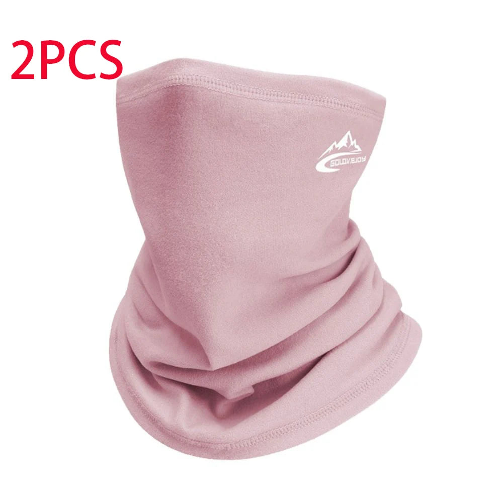 1/2Pcs Running Velvet Thermal Neck Warmer Ski Riding Snowboard Scarf Men Women Winter Sports Hiking Cycling Bandana