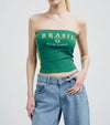 Fitted Style Printed Women's Fashion Spicy Girl Casual Personality Tank Top Letter Tube Top