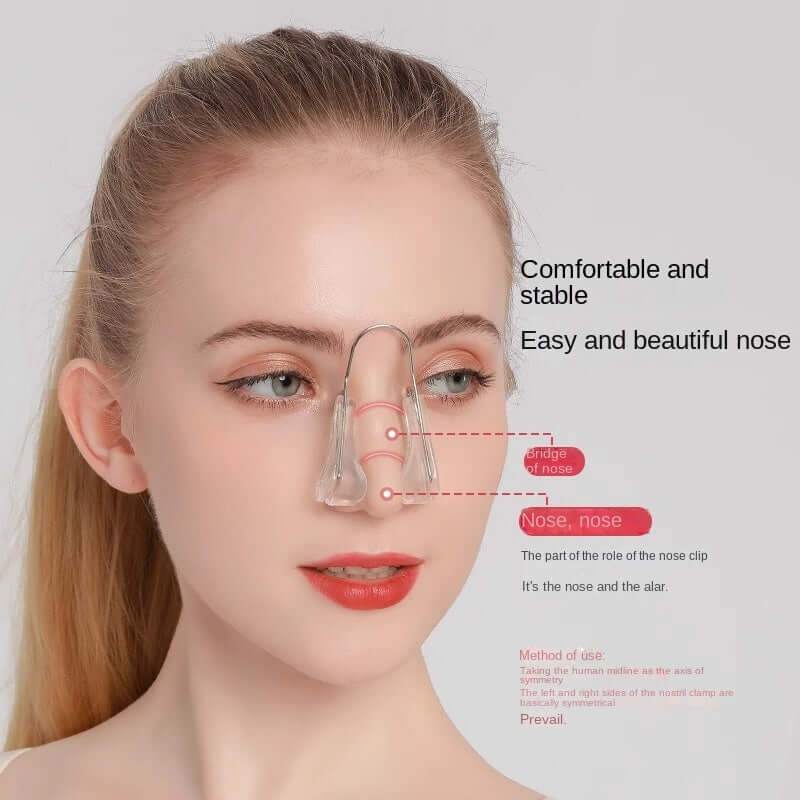 Nose Shaping Clip for Heightening and Refining Nose Bridge Correcting Nose Shape and Reducing Nose Tip and Nostril Size