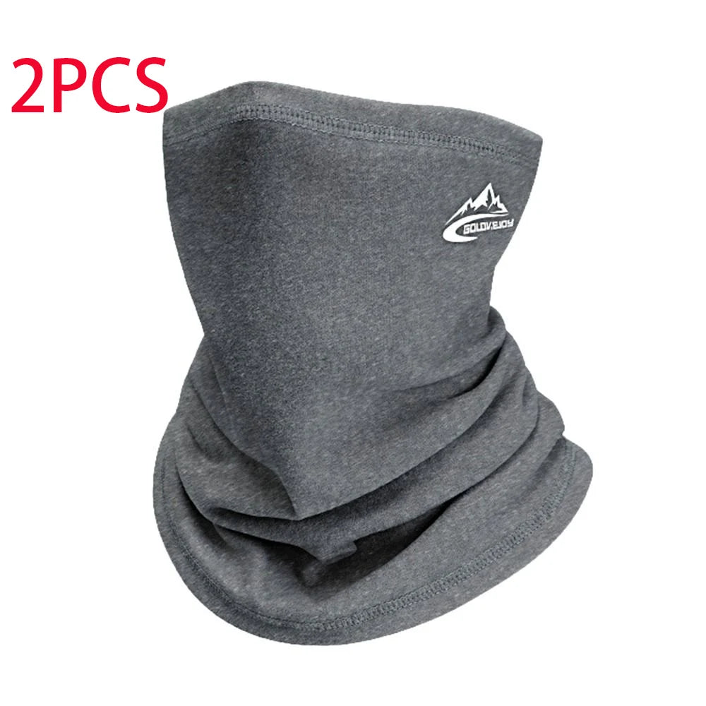 1/2Pcs Running Velvet Thermal Neck Warmer Ski Riding Snowboard Scarf Men Women Winter Sports Hiking Cycling Bandana