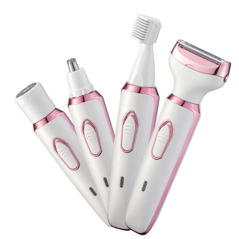 Electric Women's Hair Trimmer for Intimate Care - Multi-Functional Underarm and Pubic Hair Trimmer and Shaver