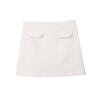 Women's Fashion Fleece Vest + Skirt Set