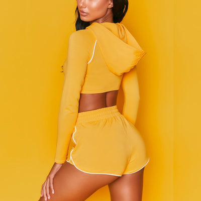 Women Sexy Fitness Strap Long Sleeve  Sport Suit Tracksuit Gym Wear Yoga Sets